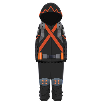 Anime My Hero Academia Bakú Katsuki Pijama Cosplay Navidad Halloween Mono Carnaval